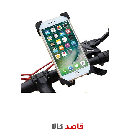 پایه نگهدارنده موبایل مناسب موتور و دوچرخه چهار گوشه مدل Universal Bike Holder