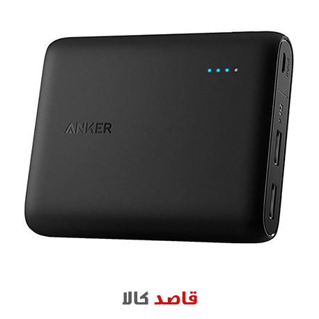 شارژر همراه انکر مدل A1214 PowerCore ظرفیت 10400 میلی آمپر ساعت به همراه کابل تبدیل USB به لایتنینگ انکر مدل A8111 PowerLine به طول 90 سانتی متر - Image 2