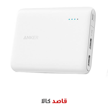 شارژر همراه انکر مدل A1214 PowerCore ظرفیت 10400 میلی آمپر ساعت به همراه کابل تبدیل USB به لایتنینگ انکر مدل A8111 PowerLine به طول 90 سانتی متر - Image 3